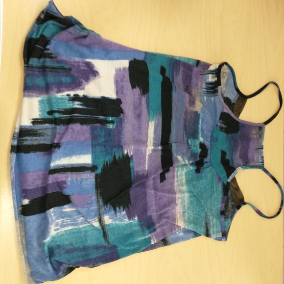 UO Silence + Noise Colourful Camisole Tank Top Size Large - Picture 5 of 5